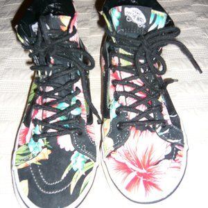 Vans High-Top Hawaiian Floral Shoes